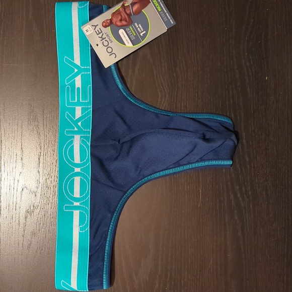 Jockey Other - Jockey Blue-Light Blue Trim Thong